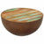 Coffee Table Bowl-shaped with Steel Base Solid Reclaimed Wood