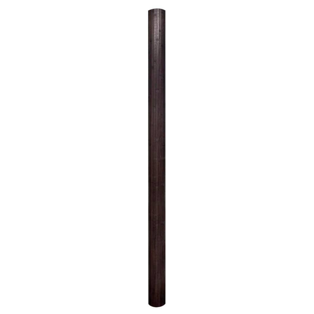 Room Divider Bamboo Dark Brown 250x165 cm