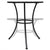 3 Piece Bistro Set Ceramic Tile Terracotta and White