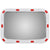 Convex Traffic Mirror Rectangle 40 x 60 cm with Reflectors