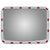 Convex Traffic Mirror Rectangle 60 x 80 cm with Reflectors