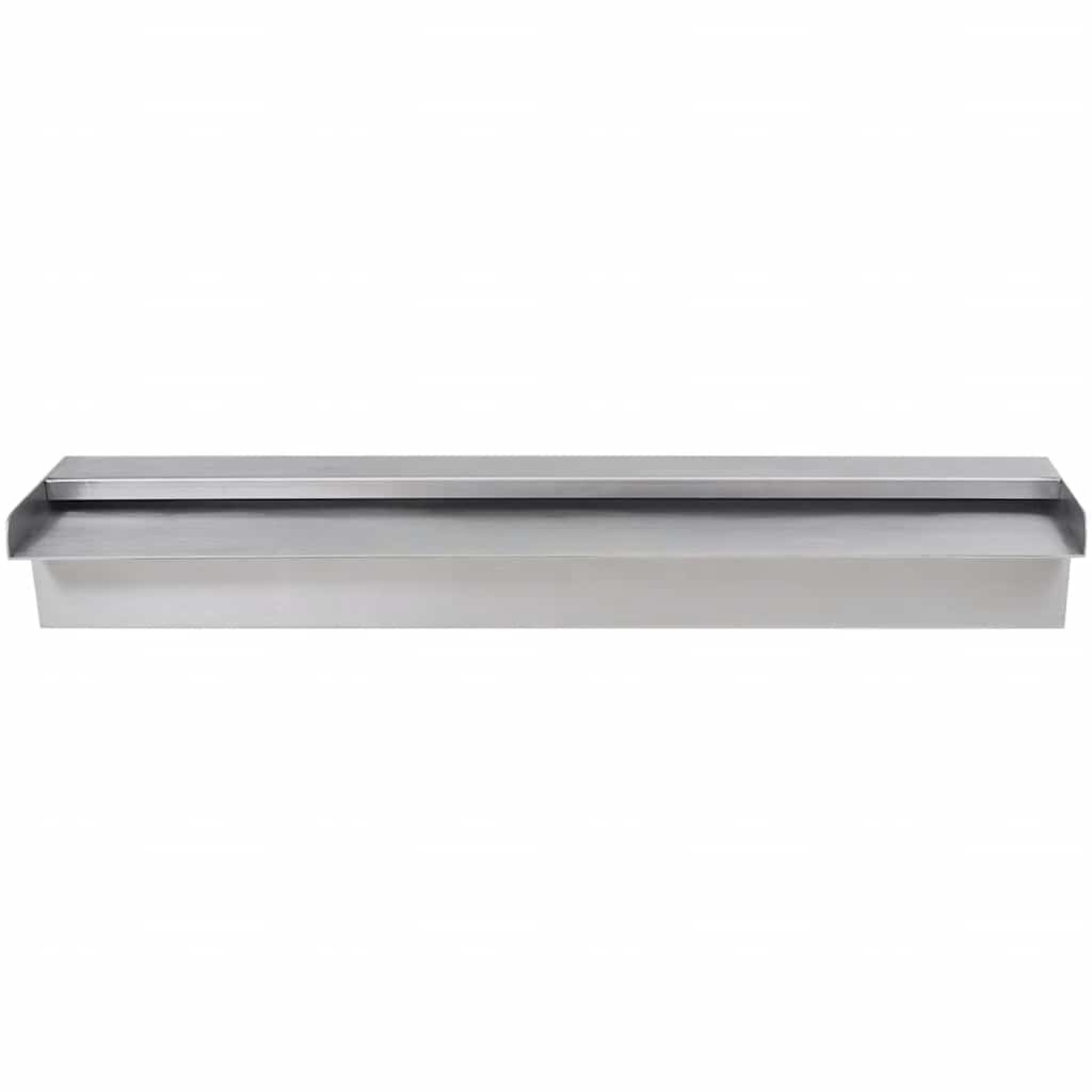 Rectangular Waterfall Pool Fountain Stainless Steel 60 cm