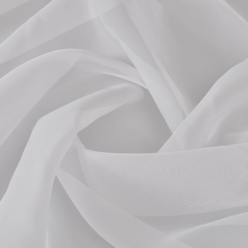 Voile Fabric 1.45 x 20 m White