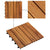 Decking Tiles Vertical Pattern 30 x 30 cm Acacia Set of 30