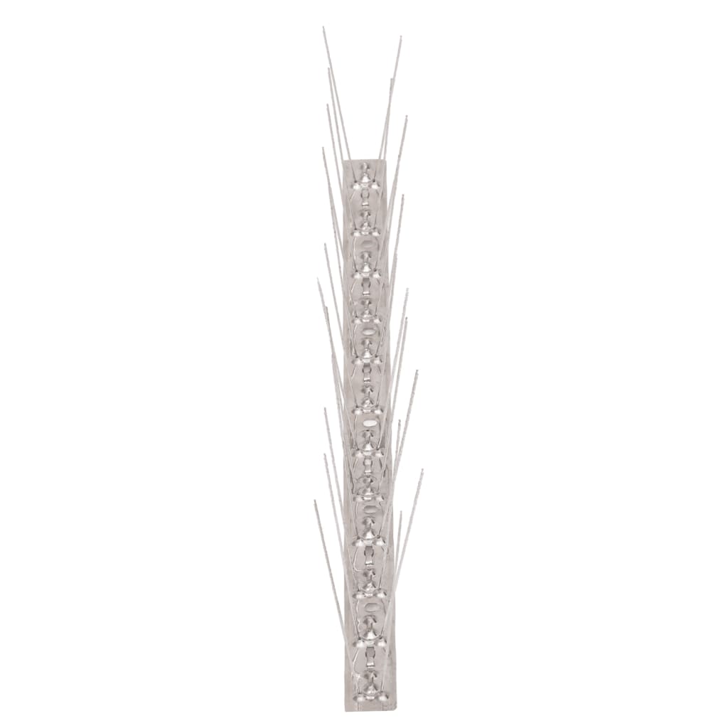 2-row Stainless Steel Bird & Pigeon Spikes Set of 6 3 m