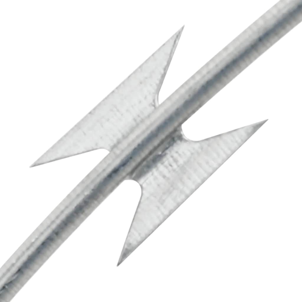 BTO-22 Clipped Concertina Razor Wire Galvanised Steel 60 m