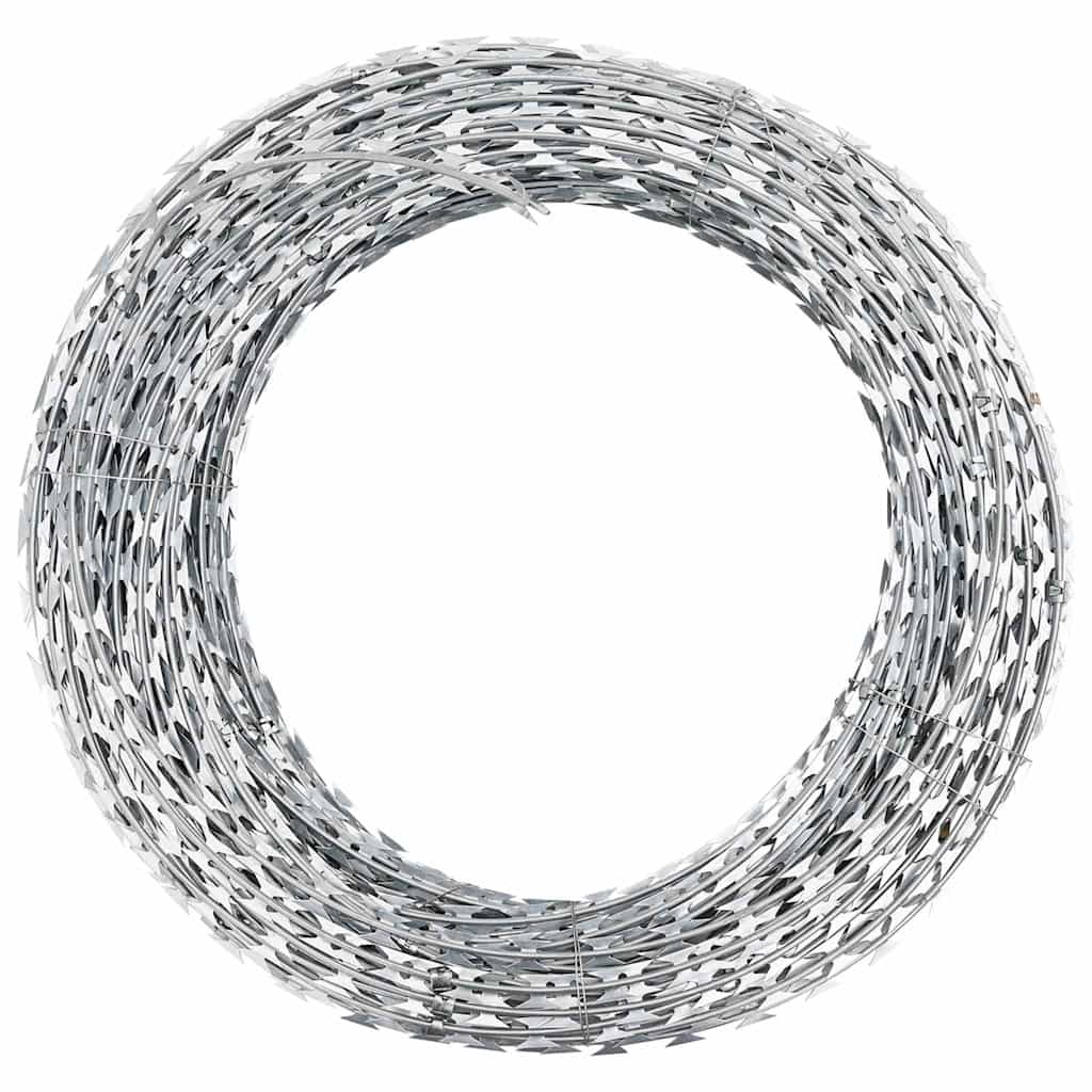 BTO-22 Clipped Concertina Razor Wire Galvanised Steel 150 m