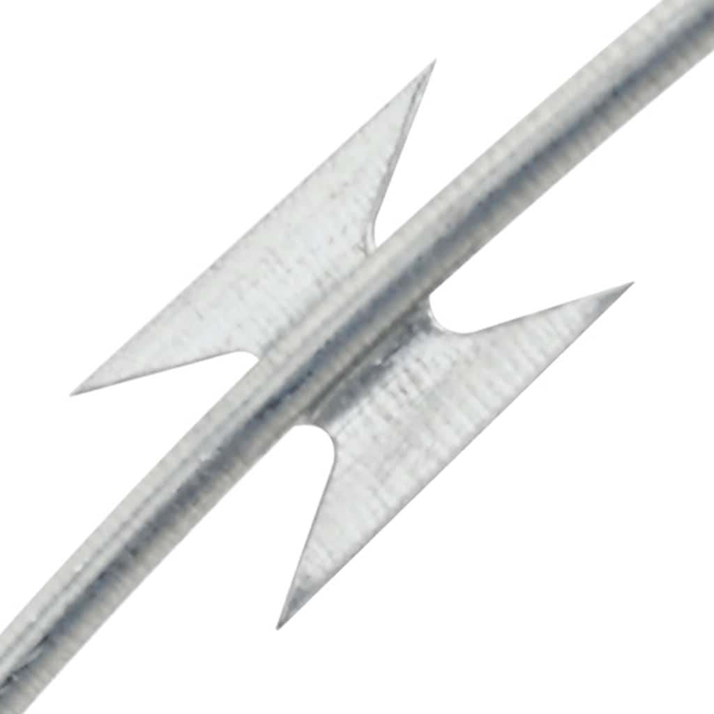 BTO-22 Clipped Concertina Razor Wire Galvanised Steel 150 m
