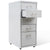 File Cabinet with 5 Drawers Grey 68.5 cm Steel