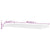 2 White MDF Floating Wall Display Shelves Book/DVD Storage