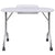 Folding Manicure Nail Table with Castors White