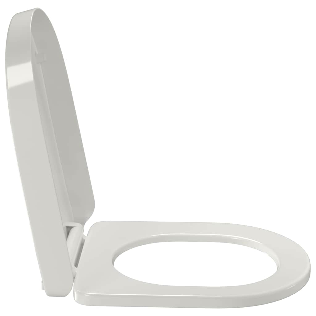 White Soft-close Toilet Seat Square