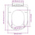 White Soft-close Toilet Seat Square