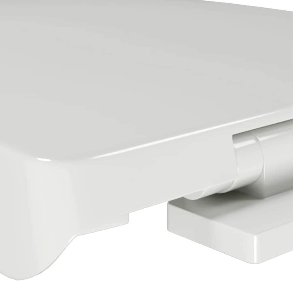 White Soft-close Toilet Seat Square