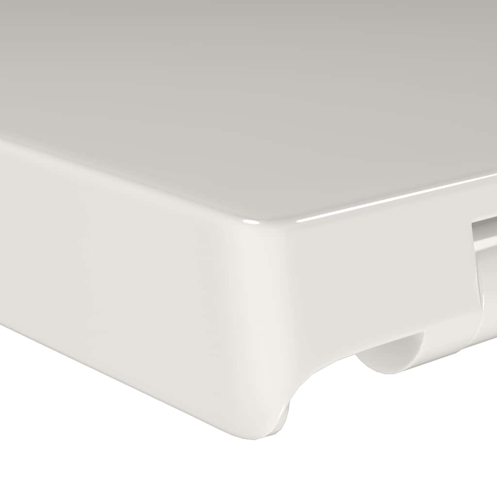 Soft-close Toilet Seat with Quick-release Design White Square