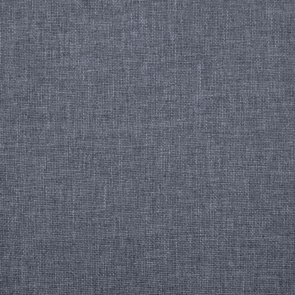 Sofa 3-Seater Fabric Dark Grey