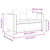 Sofa 2-Seater Artificial Leather Black
