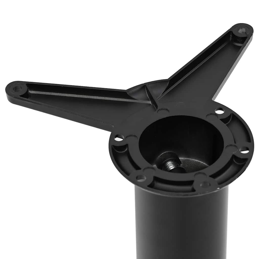 4 Height Adjustable Table Legs Black 870 mm