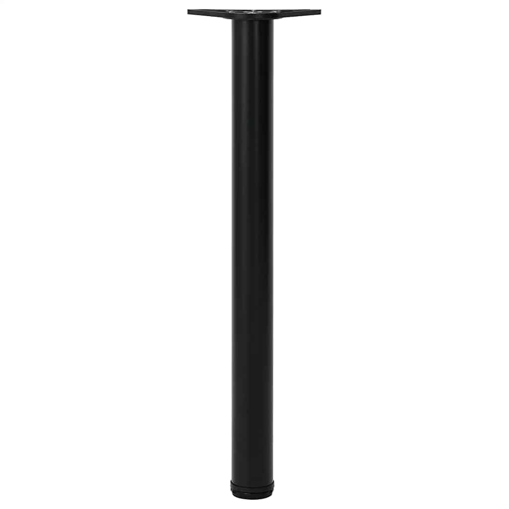 Adjustable Table Legs 4 pcs Black 710 mm