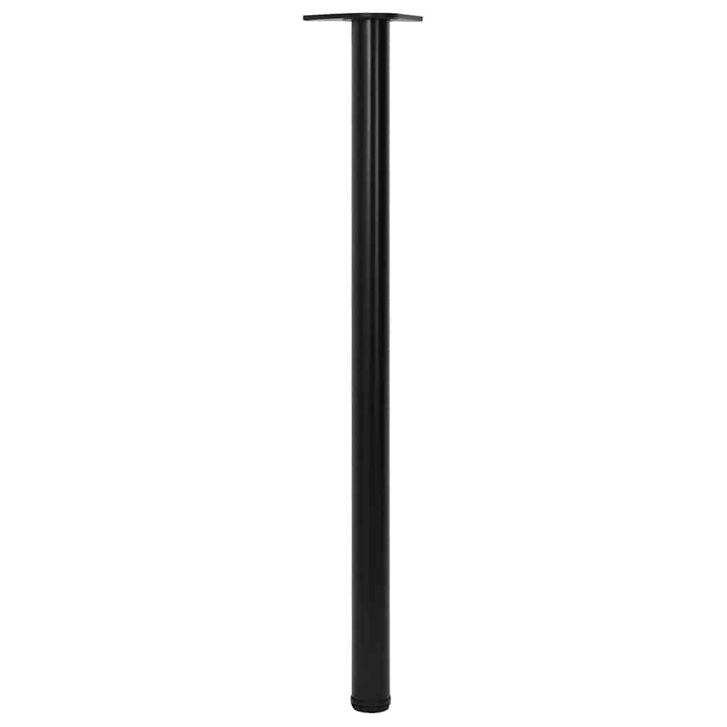 Adjustable Table Legs 4 pcs Black 1100 mm