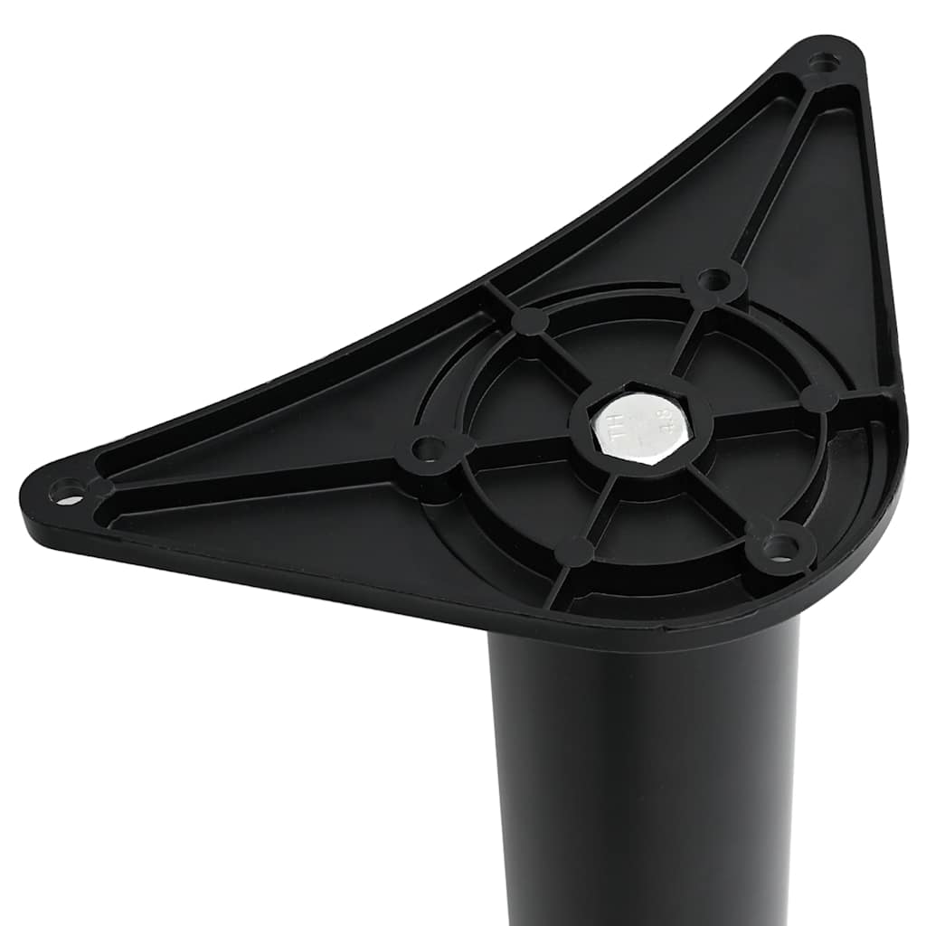 Adjustable Table Legs 4 pcs Black 1100 mm