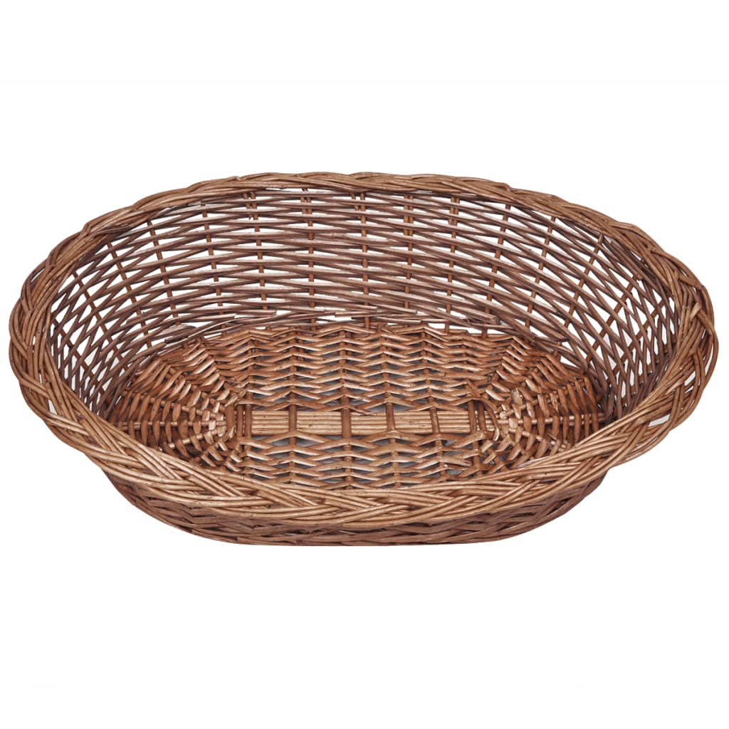Willow Dog Basket/Pet Bed Natural 69 cm