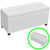 Storage Ottoman Artificial Leather White