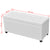 Storage Ottoman Artificial Leather White