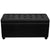 Storage Ottoman Artificial Leather Black