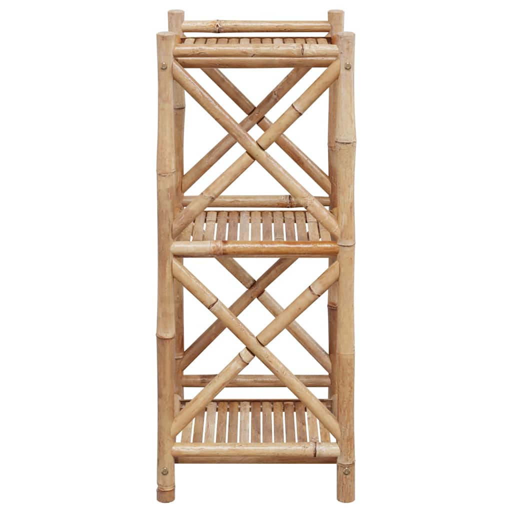 3-Tier Square Bamboo Shelf
