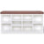 Shoe Storage Bench 10 Compartments White