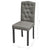 Dining Chairs 6 pcs Grey Fabric