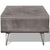 Coffee Table 90x55.5x38.5 cm Solid Paulownia Wood Grey