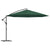Cantilever Garden Parasol 3.5 m Green