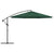 Cantilever Garden Parasol 3.5 m Green