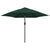 LED Cantilever Garden Parasol 3 m Green