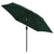 LED Cantilever Garden Parasol 3 m Green