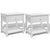 Bedside Cabinets 2 pcs Wood White