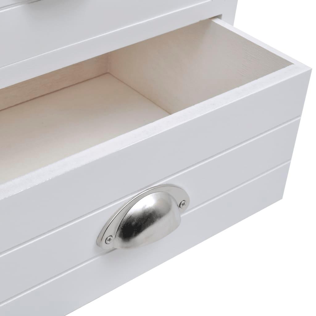 French Bedside Cabinets 2 pcs White