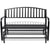 Swing Bench Black Steel