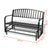 Swing Bench Black Steel