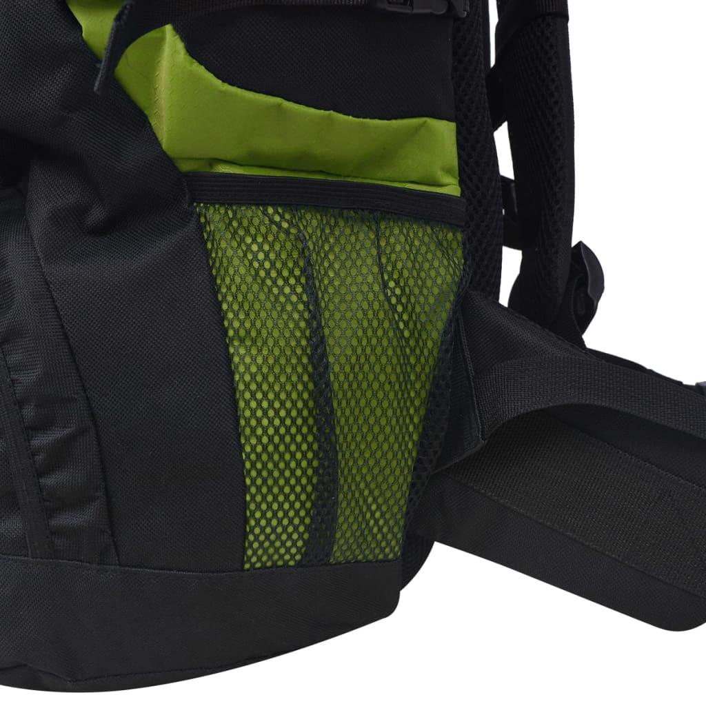 Hiking Backpack XXL 75 L Black and Green