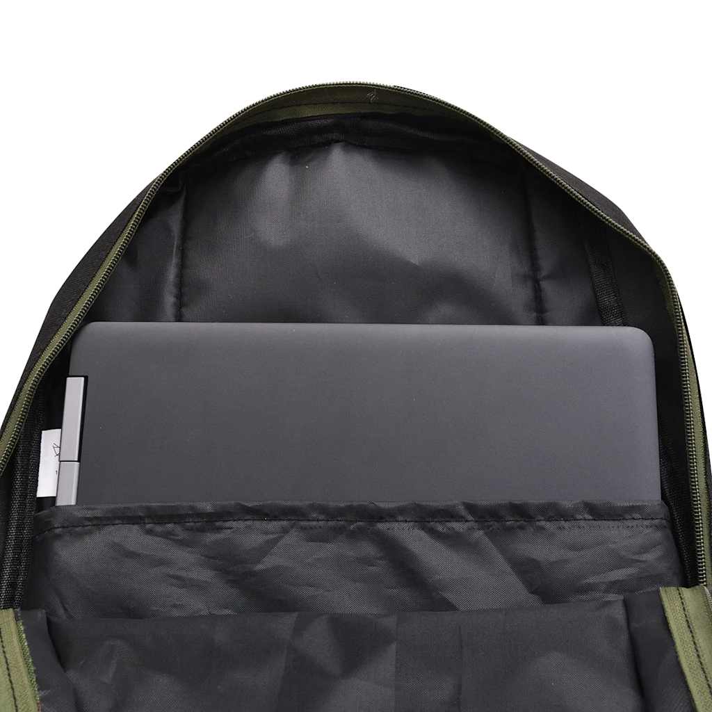 School Backpack 40 L Black and Camouflage