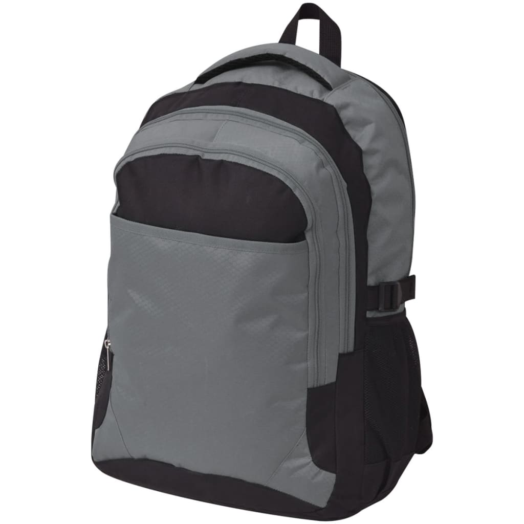 School Backpack 40 L Black and Grey