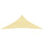 Sunshade Sail HDPE Triangular 3.6x3.6x3.6 m Beige