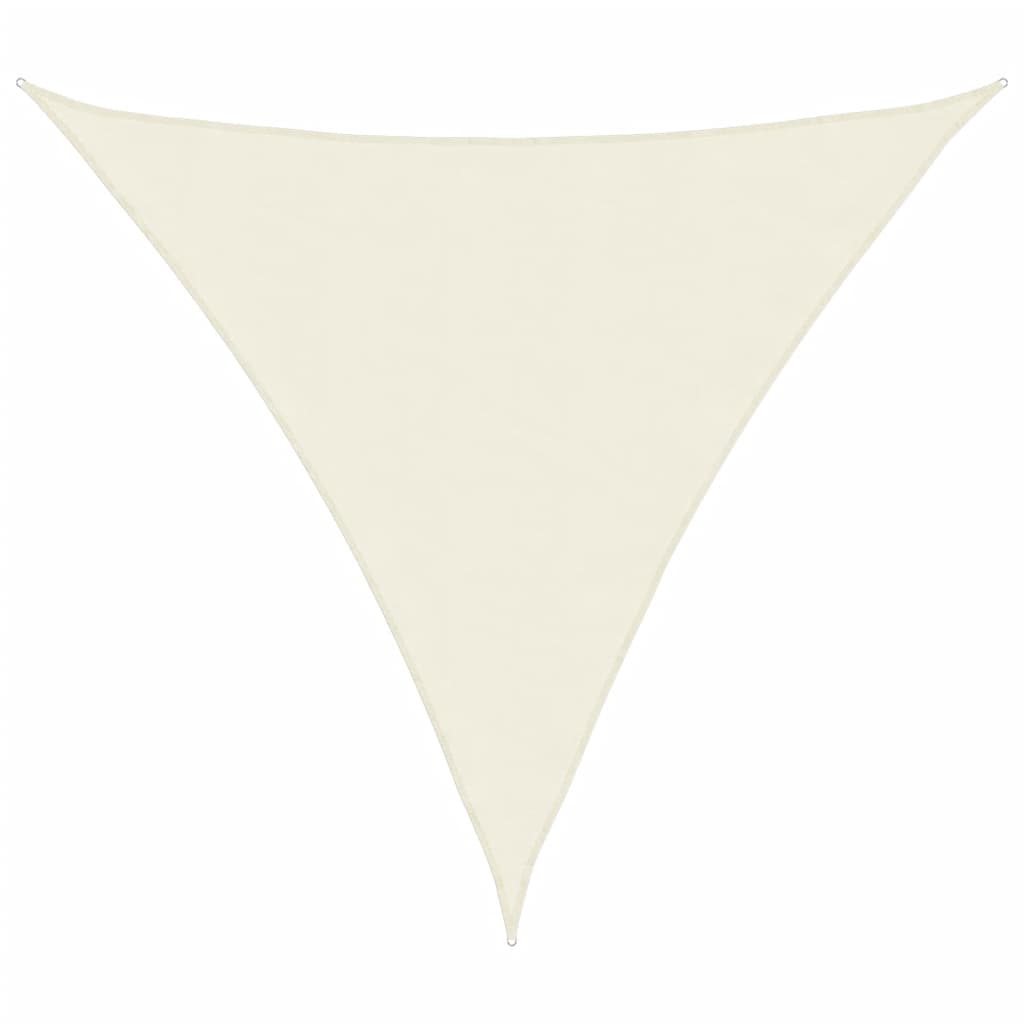 Sunshade Sail Oxford Fabric Triangular 3.6x3.6x3.6 m Cream