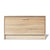 Shoe Storage Bench Oak 80x24x45 cm