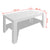 Shoe Storage Bench White 80x24x45 cm