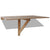 Folding Wall Table Oak 100x60 cm