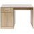 Desk with Drawer and Cabinet Oak 100x40x73 cm